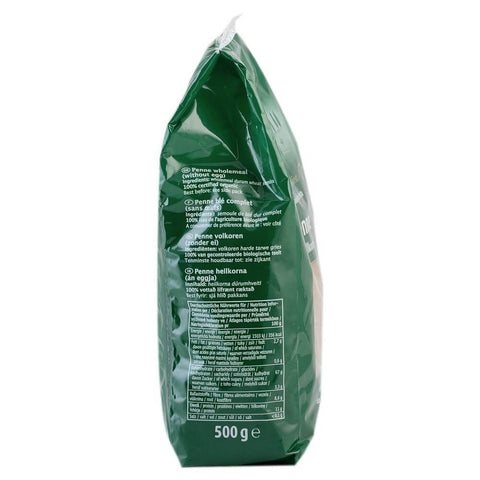 Penne din grau integral, bio, 500g