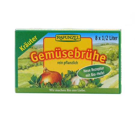 Cuburi de supa de legume cu ierburi, bio, 8buc