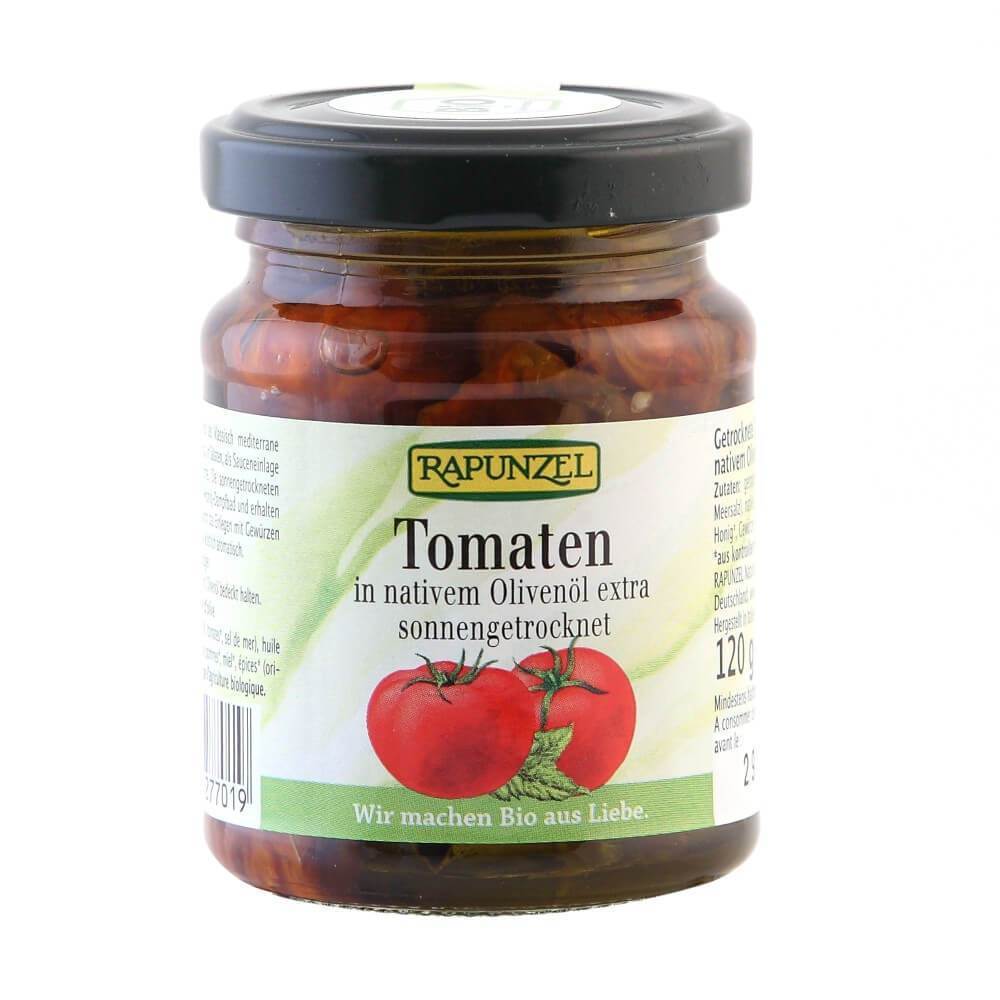 Rosii uscate in ulei de masline, bio, 120g