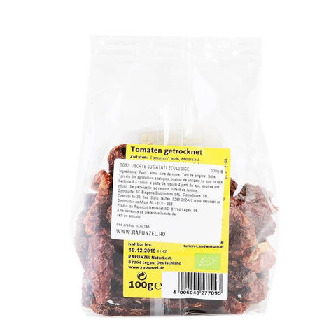 Rosii uscate jumatati, bio, 100g