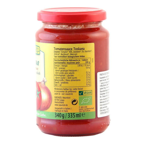 Sos de tomate Toscana, vegan, bio, 340g