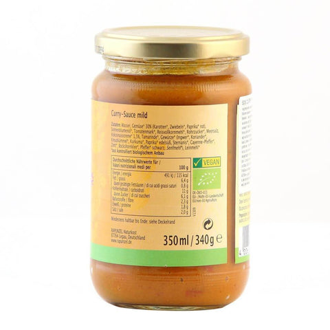 Sos curry, fin, vegan, bio, 340g