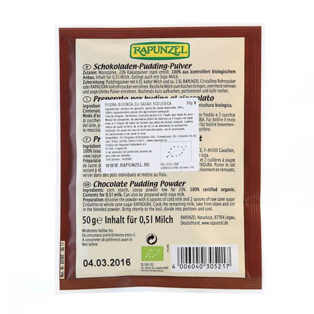 Pudra pentru budinca cu cacao, bio, 50g