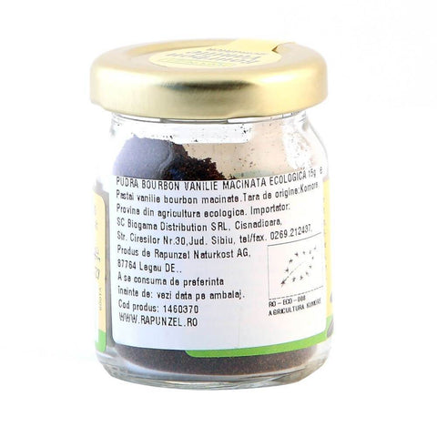 Pudra de vanilie de Bourbon, bio, 15g