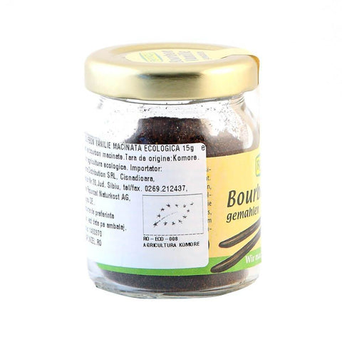 Pudra de vanilie de Bourbon, bio, 15g