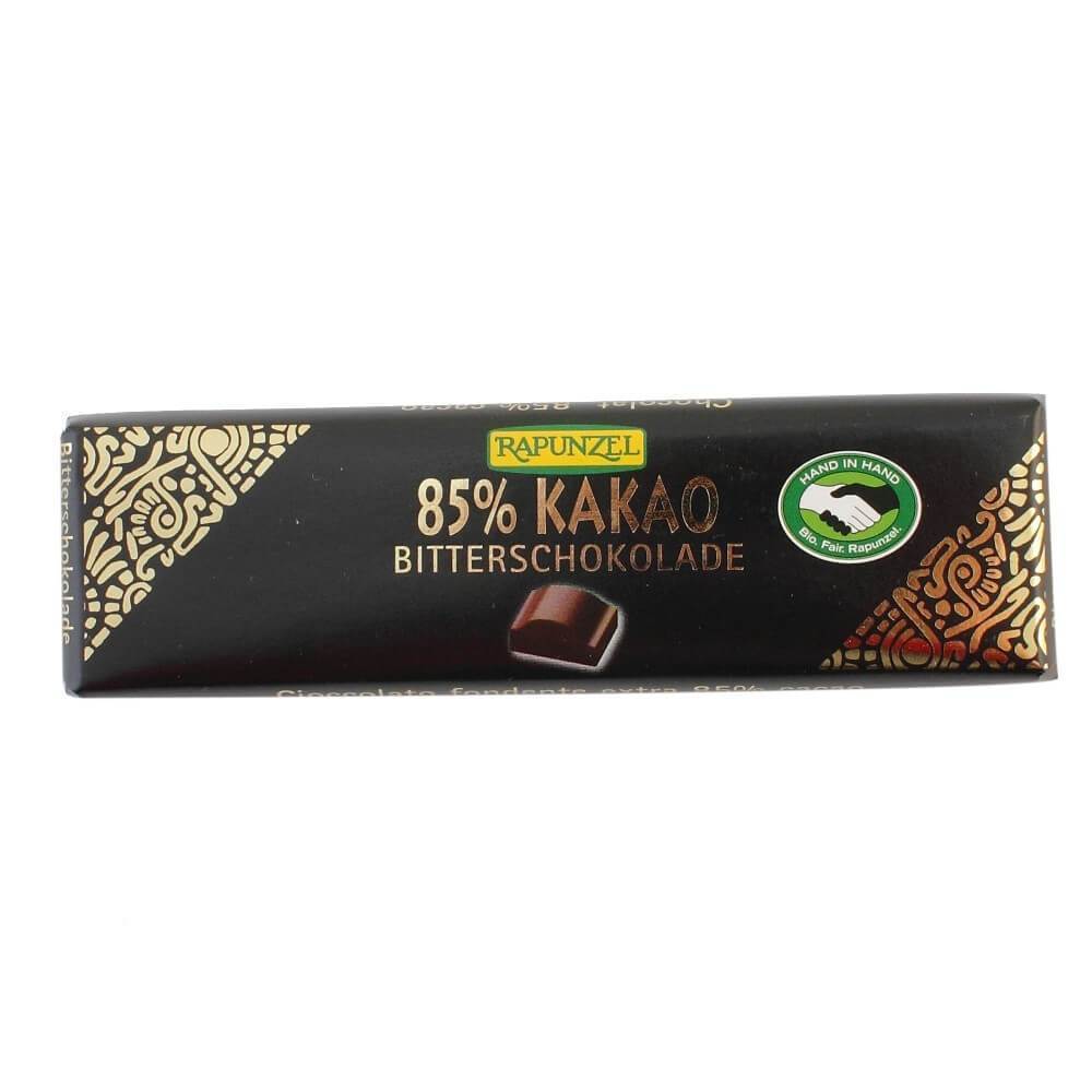 Ciocolata amaruie cu 85 cacao, mica, bio, 20g - Republica BIO