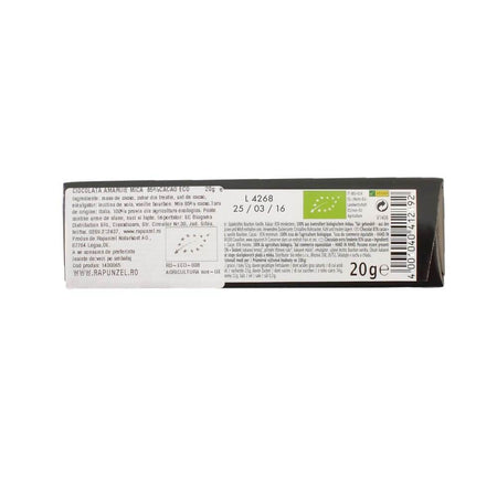 Ciocolata amaruie cu 85 cacao, mica, bio, 20g - Republica BIO