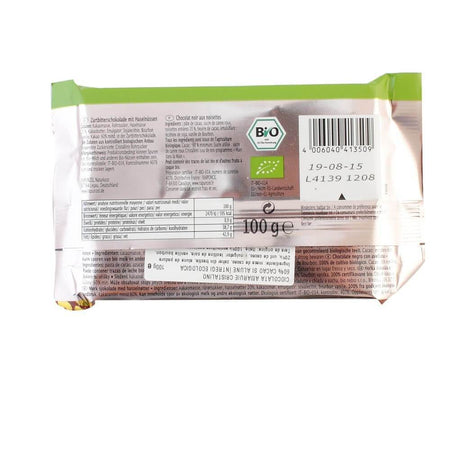 Ciocolata amaruie Cristalino cu 60% cacao si alune intregi, bio, 100g - Republica BIO