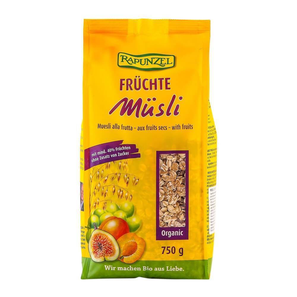 Musli de fructe, bio, 750g