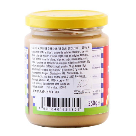 Unt de arahide cremos, bio, 250g