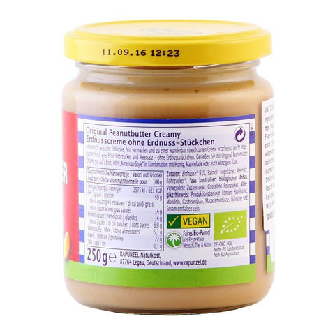 Unt de arahide cremos, bio, 250g