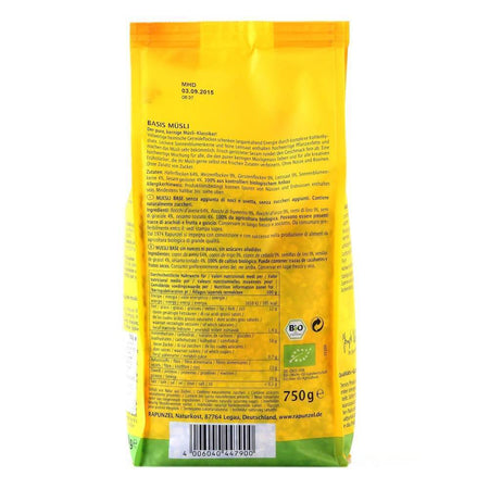 Musli de baza, bio, 750g