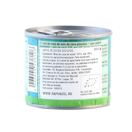 Lapte de cocos, bio, 200ml