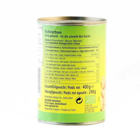 Naut in doza, bio, 400g