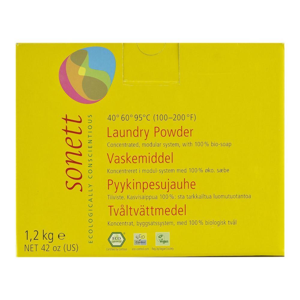 Detergent pentru rufe, Sonett, pudra, 1,2 kg, bio
