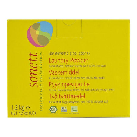 Detergent pentru rufe, Sonett, pudra, 1,2 kg, bio