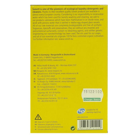 Detergent pentru rufe, Sonett, pudra, 1,2 kg, bio
