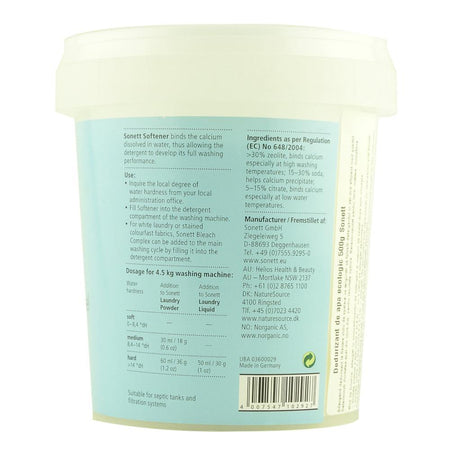 Dedurizant de apa, Sonett, 500 g, bio