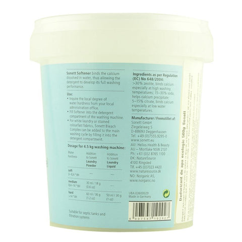 Dedurizant de apa, Sonett, 500 g, bio