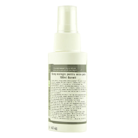 Spray solutie pentru indepartat pete, Sonett, 100 ml, bio