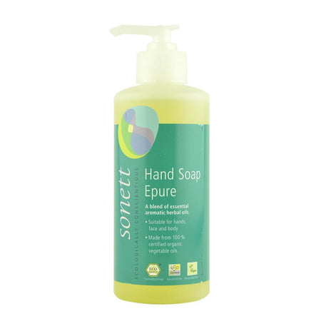Sapun lichid si gel de dus cu 7 esente Epure, Sonett, 300 ml, bio