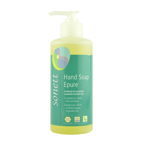 Sapun lichid si gel de dus cu 7 esente Epure, Sonett, 300 ml, bio