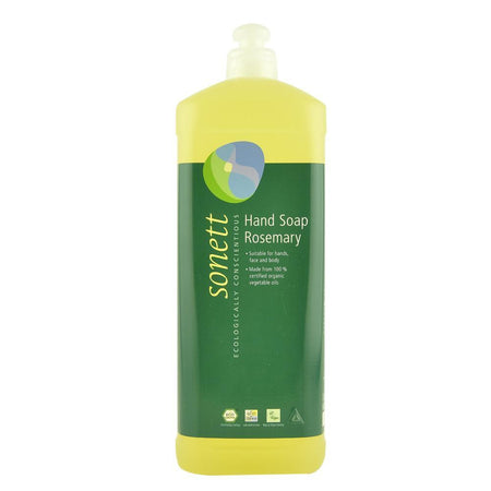 Sapun lichid si gel de dus cu rozmarin, Sonett, 1 l, bio