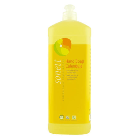 Sapun lichid si gel de dus cu galbenele, Sonett, 1 l, bio