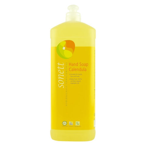 Sapun lichid si gel de dus cu galbenele, Sonett, 1 l, bio