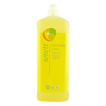Sapun lichid si gel de dus cu lamaie, Sonett, 1 l, bio