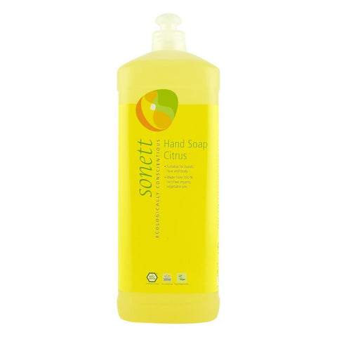 Sapun lichid si gel de dus cu lamaie, Sonett, 1 l, bio