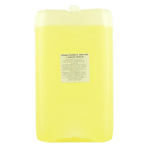 Detergent lichid pentru spalat vase, cu galbenele, Sonett, 5 l, bio