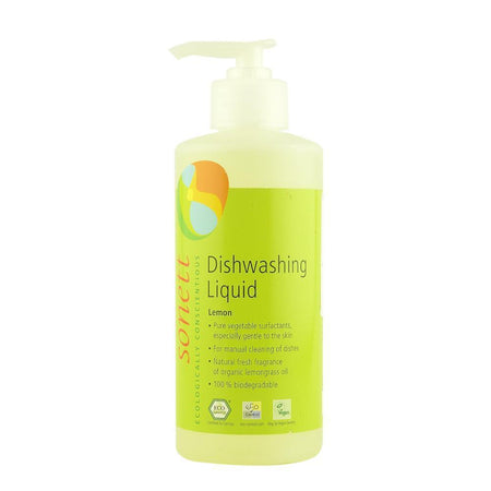 Detergent lichid pentru spalat vase, cu lamaie, Sonett, 300 ml, bio