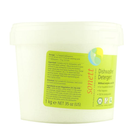 Detergent pentru masina de spalat vase, Sonett, pudra, 1 kg, bio