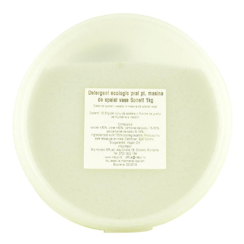 Detergent pentru masina de spalat vase, Sonett, pudra, 1 kg, bio