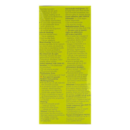 Tablete pentru masina de spalat vase, Sonett, 500 g, bio