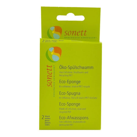 Burete pentru spalat vase, Sonett, 2 bucati, bio - Republica BIO