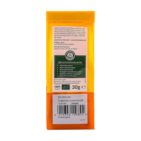 Ienibahar boabe, bio, 30g
