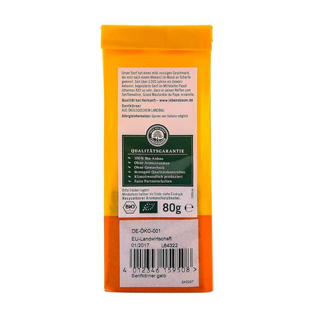 Boabe de mustar galben bio, 80g - Republica BIO