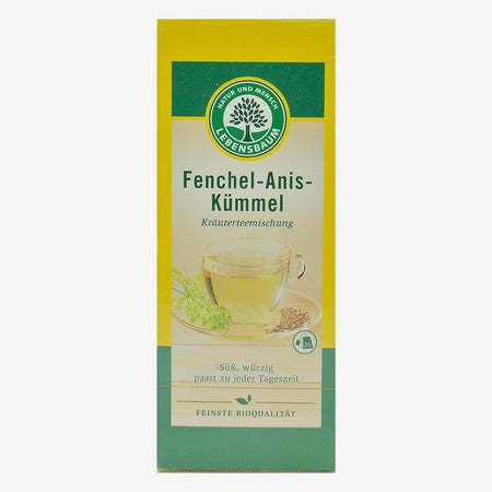 Ceai cu fenicul, anason si chimen, 20 plicuri, Lebensbaum, bio, 50 g