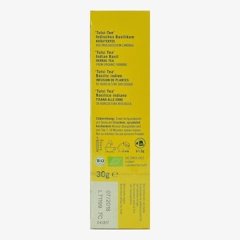Ceai de Tulsi ( Busuioc Indian), 20 plicuri, Lebensbaum, bio, 30 g