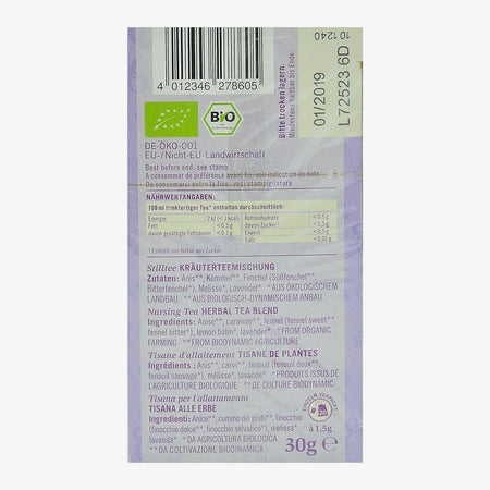 Ceai pentru mamici care alapteaza, 20 plicuri, Lebensbaum, bio, 30 g