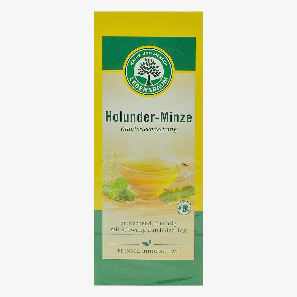 Ceai de soc cu menta, 20 plicuri, Lebensbaum, bio, 30 g