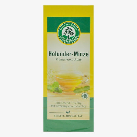 Ceai de soc cu menta, 20 plicuri, Lebensbaum, bio, 30 g