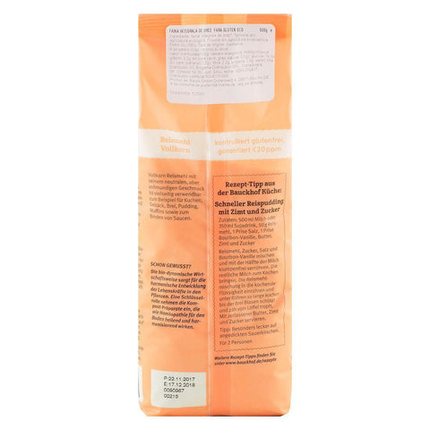 Faina integrala de orez fara gluten, Bauck Hof, bio, 500 g