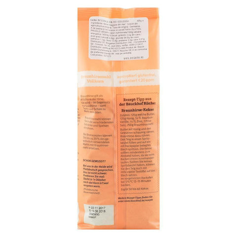 Faina integrala din mei fara gluten, Bauck Hof, bio, 425 g