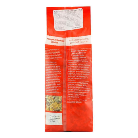 Mic dejun crocant cu fructe, fara gluten, bio, 325g