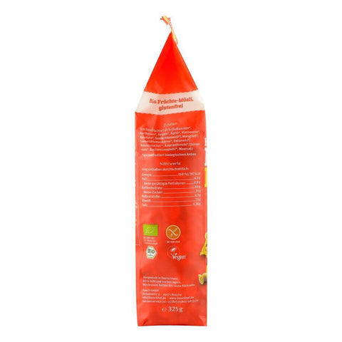 Mic dejun crocant cu fructe, fara gluten, bio, 325g