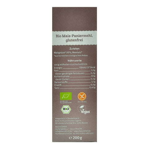 Pesmet din porumb fara gluten, bio, 200g