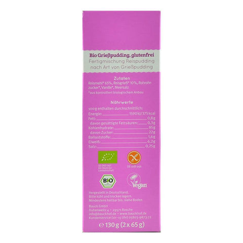 Budinca de gris, fara gluten, bio, 130g